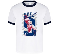 Javier Baez Baseball Graphic Cubs Sports Fan T Shirt 38307445
