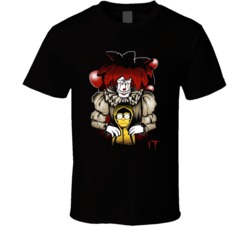 It Horror Movie Simpsons Parody Funny Cartoon Halloween Fan T Shirt 38307446
