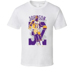 Magic Johnson La Lakers Vintage Basketball T Shirt 38307447