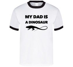 My Dad Is A Dinosaur Funny Reptile Fathers Day Baby Fan T Shirt 38319523