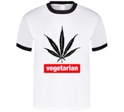 Vegetarian Funny Smoking Weed Kush 420 Marijuanna Fan T Shirt 38319532