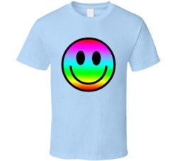 Colourful Smile Logo Cool Fan T Shirt 38319540