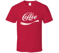 Drink Coffee Funny Coke Logo Parody Fan T Shirt 38319556