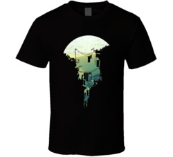 City Skyline Cool Art Graphic T Shirt 38325574