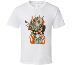 Pin Up Girl Dice Poker Martini Casino Graphic T Shirt 38325582