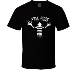 Free Hugs Funny Freddy Krueger Funny Halloween T Shirt 38347937