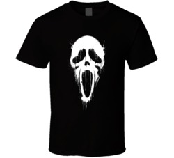 Scream Mask Halloween Scary Movie Graphic Fan T Shirt 38347956