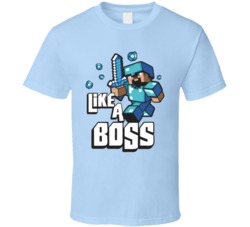 Like A Boss Funny Cartoon Graphic T Shirt 38347972