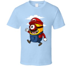 Mario Minion Parody Descpicable Me Funny Graphic T Shirt 38347973