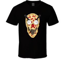 Pizza Face Scream Parody Halloween Graphic T Shirt 38353856