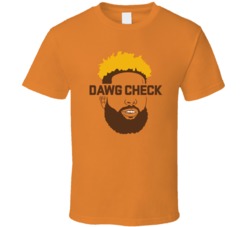 Dawg Check Odell Beckham Jr Funny Face Graphic Cleveland Browns T Shirt 38361864