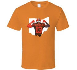 Odell Beckham Jr Cleveland Browns Cool Football Graphic Fan T Shirt 38361874