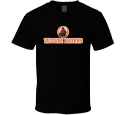 Tatooine Browns Funny Cleveland Football Parody Logo T Shirt 38383031