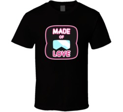 Made Of Love Funny Lover Fan T Shirt 38383042