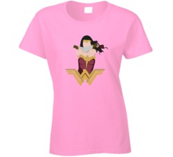 Wonder Woman Superhero Cool Justice League Halloween Fan Ladies T Shirt 38383044