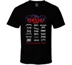 Super Smash Brother Fest The Ultimate Tour Rock Music Parody Gamer Fan T Shirt 38383059