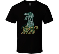 Oakland At-at's Oakland Athletics Baseball Parody Logo Fan T Shirt 38383060