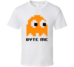 Bite Me Funny Pacman Gamming Fan T Shirt 38398280
