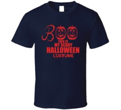 This Is My Scary Halloween Costume Graphic Fan T Shirt 38398297