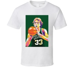 Larry Bird Boston Basketball Celtics Vintage Fan T Shirt 38412743