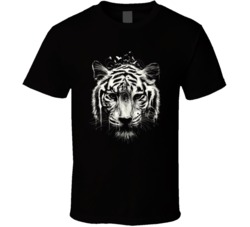 Cool Tiger Face Graphic T Shirt 38427108