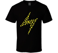 Electric Pokemon Lightening Bolt Graphic Fan T Shirt 38455610