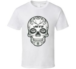 New York Football Skull Jets Football Fan T Shirt 38455633
