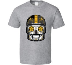 Pittsburgh Football Cool Steelers Skull Nfl Football Fan T Shirt 38455637