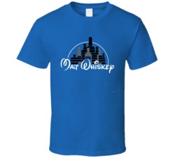 Walk Disney Funny Malt Whiskey Logo Parody Fan T Shirt 38460270