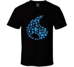 Water Pokemon Cool Water Droplet Symbol Anime Fan T Shirt 38460280