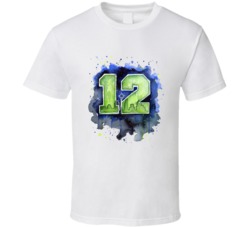 Seattle Seahawks 12 Cool Graphic Art Nfl Fan T Shirt 38460499