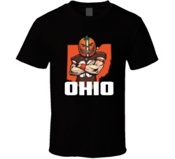 Ohio Cleveland Browns Pumpkin Head Football Fan T Shirt 38472310