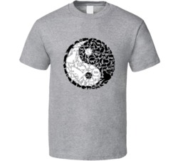 Ying Yang Cat Version Funny Animal Lover Fan T Shirt 38472311