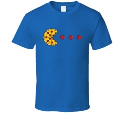 Pacman Pizza Parody Funny Gaming Graphic Fan T Shirt 38503158