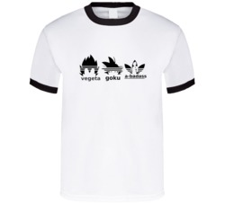 Dragon Ball Z Adidas Parody Logo Vegeta Goku A Badass T Shirt 38510895