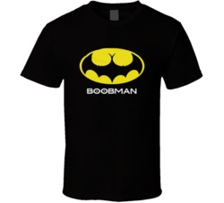Boobman Funny Batman Parody Logo Adult Sex Tits T Shirt 38510900
