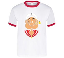 Popeye Cartoon Muscle Fitness Graphic T Shirt 38510907