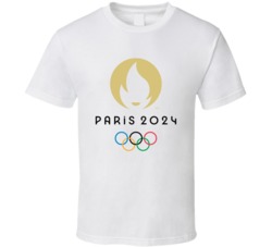 Paris 2024 Olympics Logo Sports Fan T Shirt 38515072