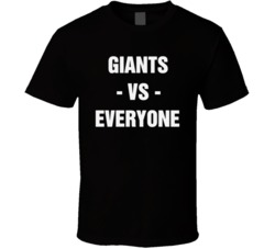 Giants Vs Everyone New York Football Sports Fan T Shirt 38519969