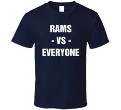 Rams Vs Everyone Los Angeles Football Sports Fan T Shirt 38519974
