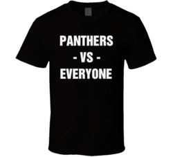Panthers Vs Everyone Carolina Football Sports Fan T Shirt 38519977