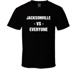 Jacksonville Vs Everyone Jaguars Football City Love Nfl Fan T Shirt 38528830