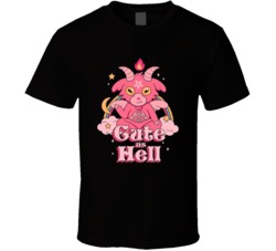 Gates Of Hell Funny Pony Graphic Fan T Shirt 38560810
