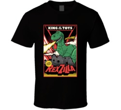 Rexzilla Funny Toy Story Rex Funny Cartoon Graphic T Shirt 38560813
