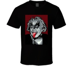 Kiss Music Rock Band Albert Einstein T Shirt 38560816
