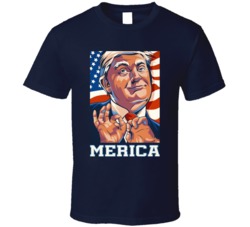 Donald Trump Merica Funny Graphic T Shirt 38560819