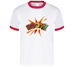 Boom Graphic Comic Con Comic Book Graphic Art T Shirt 38598098