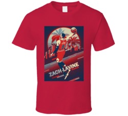 Zach Lavine Sports Graphic Nba Bulls Basketball Chicago Sports T Shirt 38598136