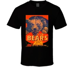 The Bears Chicago Football Old Vintage Football Graphic T Shirt 38598140