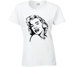 Marilyn Monroe Cool Graphic Art Ladies T Shirt 38734790
